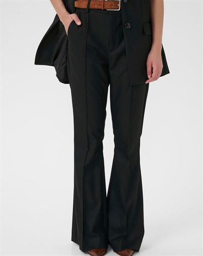 Gestuz - GZPaula HW Flared Bukser - Black